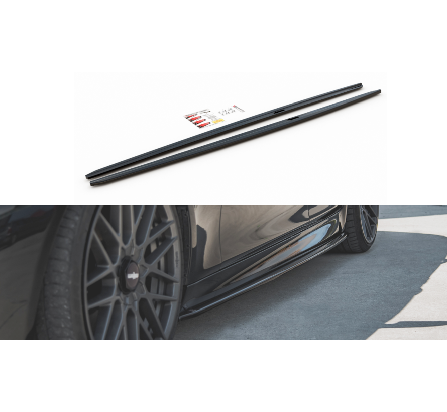 Maxton Design SIDE SKIRTS DIFFUSERS  V.2 BMW 5 F10/F11 M-Pack