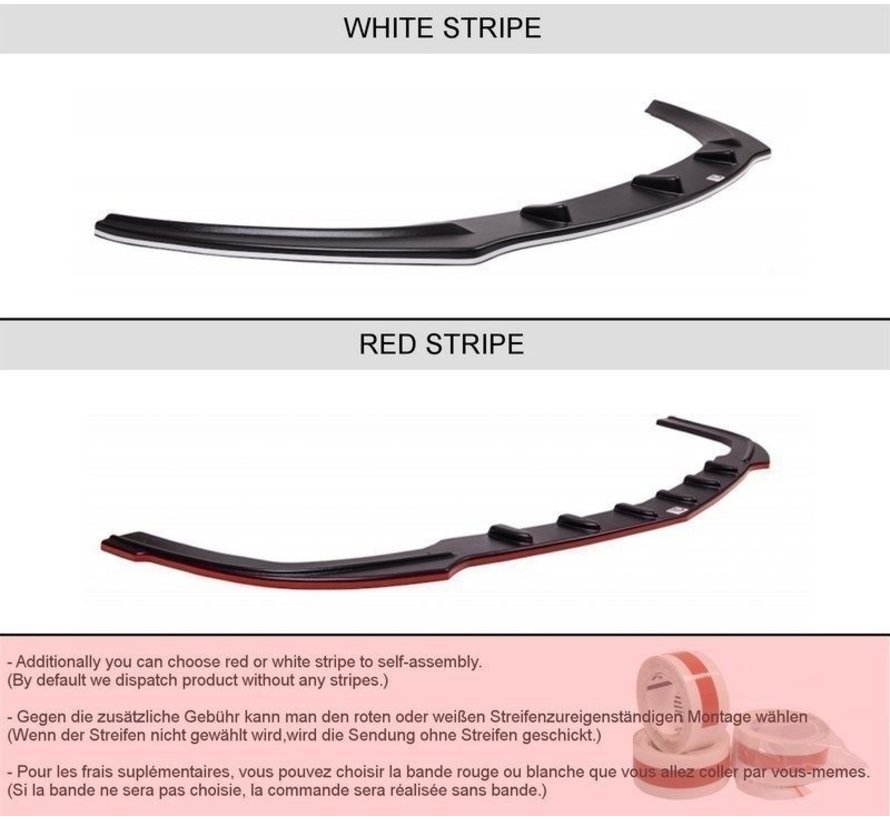 Maxton Design FRONT SPLITTER passend voor BMW 6 E63 / E64 (PREFACE MODEL) v.2