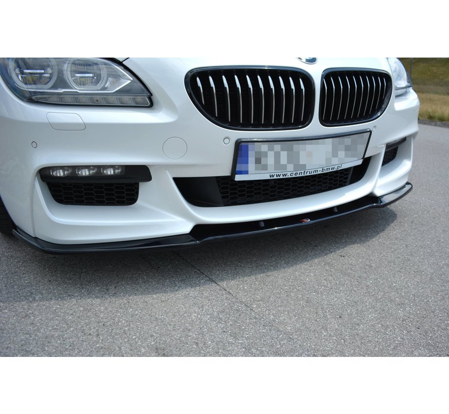 Maxton Design FRONT SPLITTER passend voor BMW 6 Gran CoupÃ© MPACK