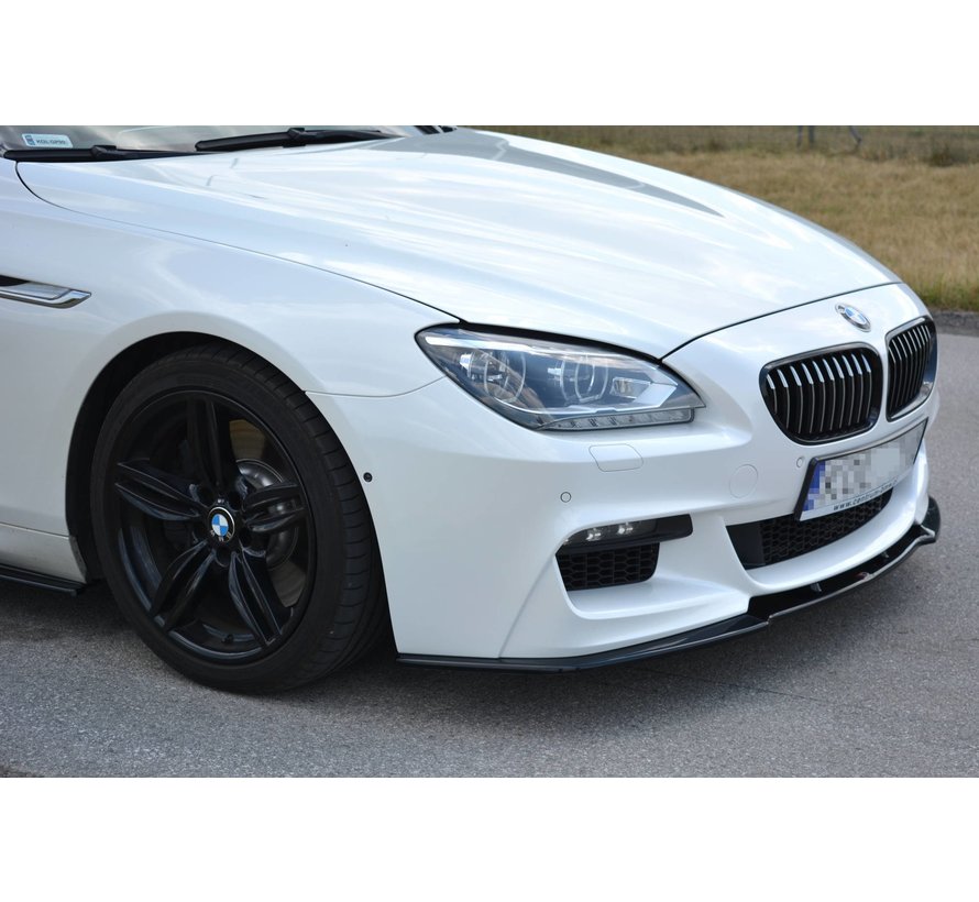 Maxton Design FRONT SPLITTER passend voor BMW 6 Gran CoupÃ© MPACK