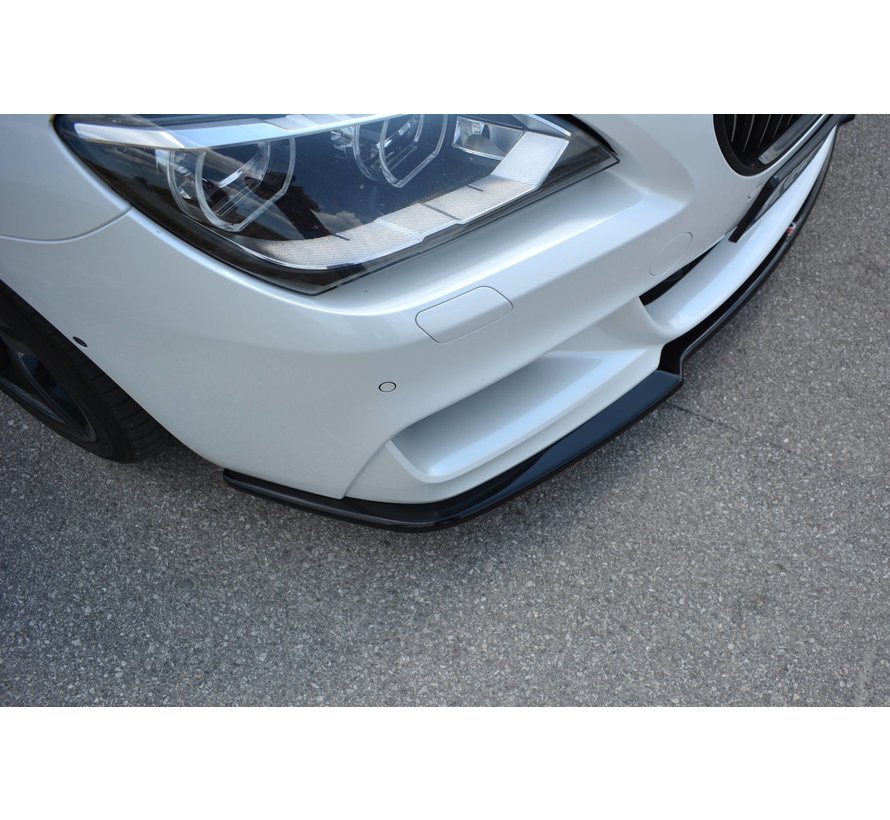 Maxton Design FRONT SPLITTER passend voor BMW 6 Gran CoupÃ© MPACK