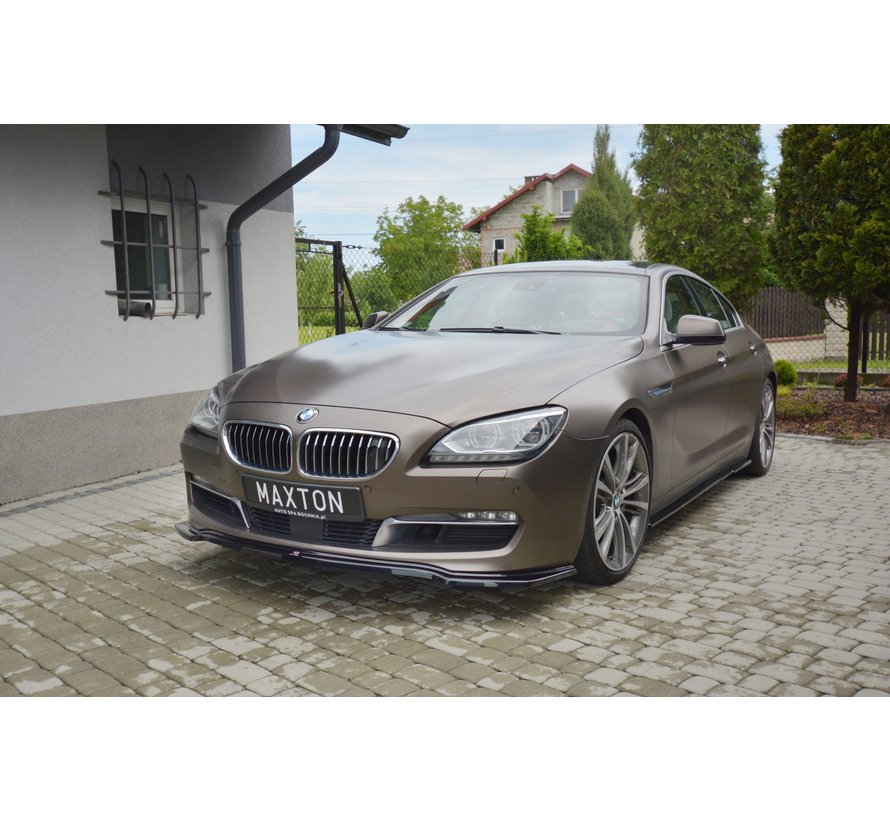Maxton Design FRONT SPLITTER passend voor BMW 6 GRAN COUPÃ‰