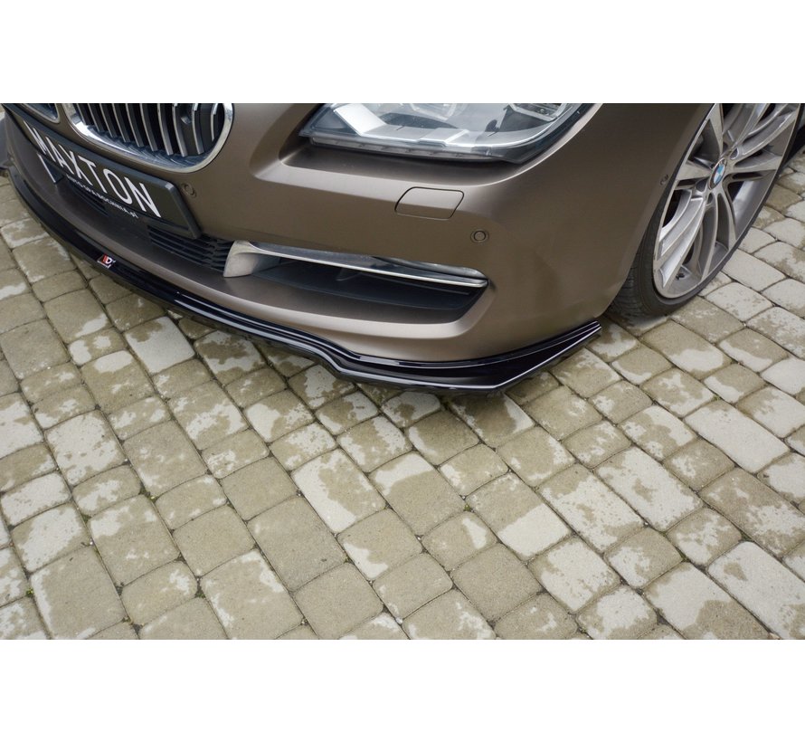 Maxton Design FRONT SPLITTER passend voor BMW 6 GRAN COUPÃ‰