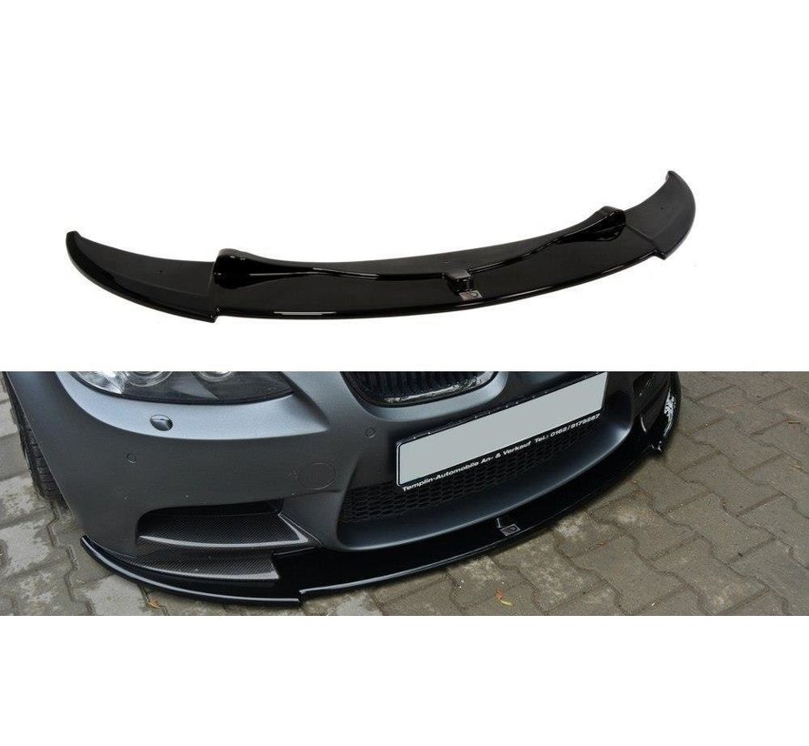 Maxton Design FRONT SPLITTER passend voor BMW M3 E92 / E93 (PREFACE MODEL fits M Performance splitters)