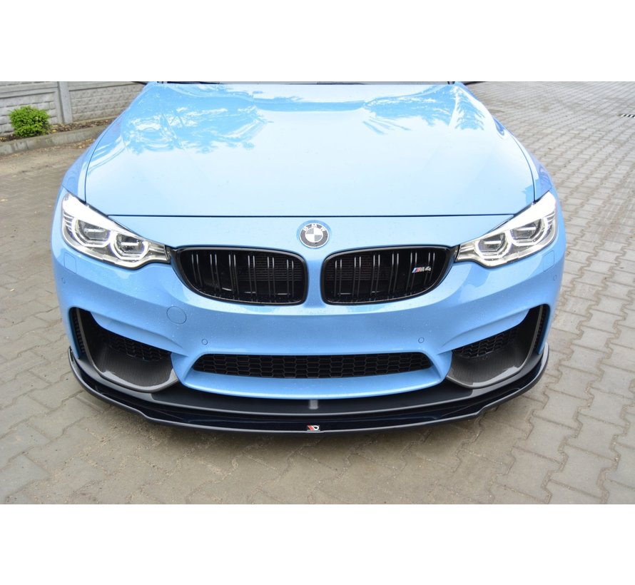 Maxton Design FRONT SPLITTER  passend voor BMW M4 F82 M-performance