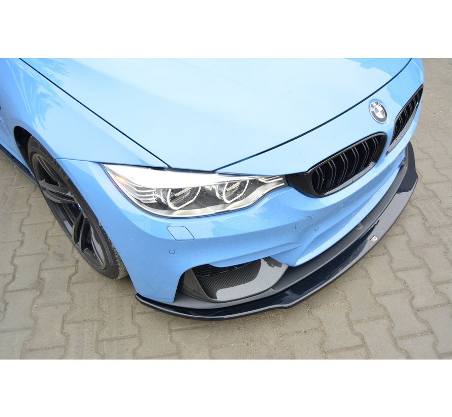 Maxton Design FRONT SPLITTER  passend voor BMW M4 F82 M-performance
