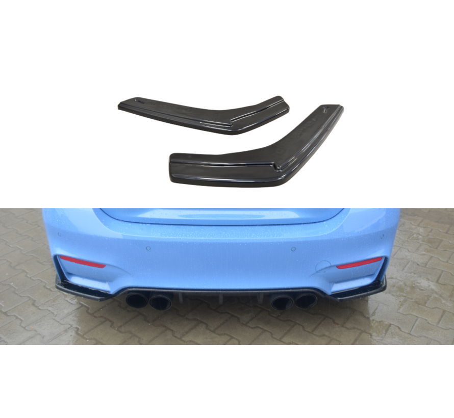 Maxton Design REAR SIDE SPLITTERS passend voor BMW M4 F82