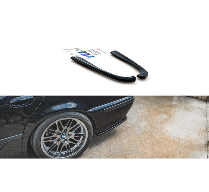 Maxton Design REAR SIDE SPLITTERS BMW M5 E39