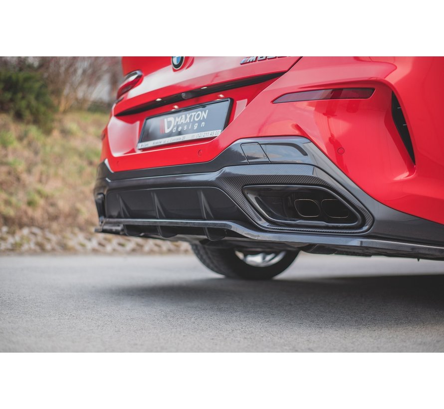 Maxton Design CENTRAL REAR DIFFUSER (with vertical bars) Bmw M850i G15