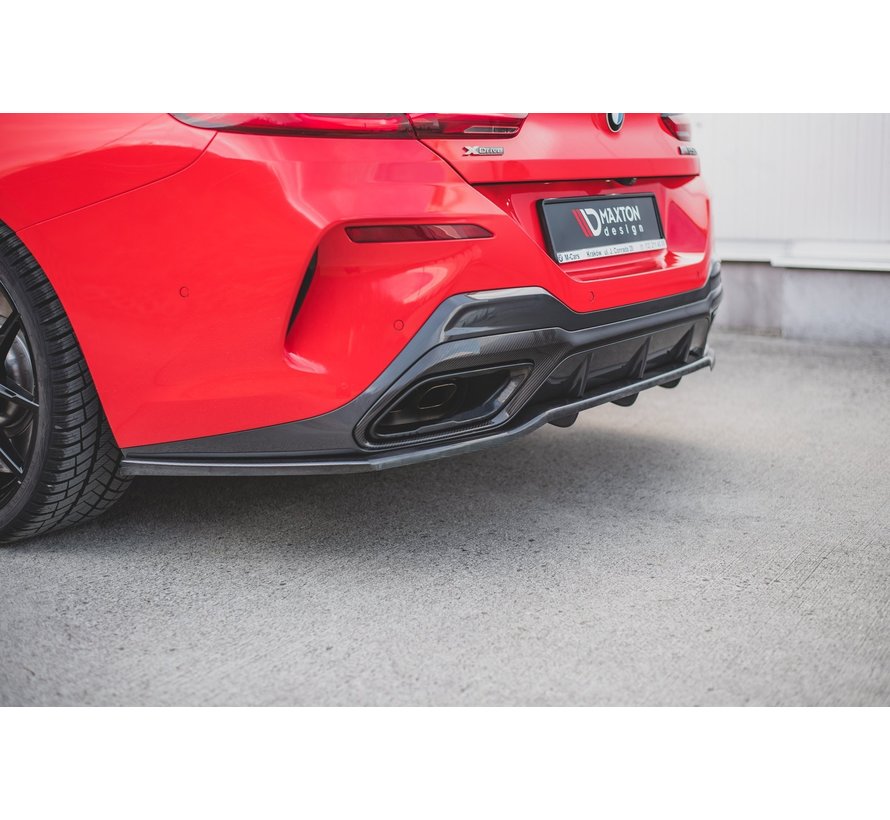 Maxton Design CENTRAL REAR DIFFUSER (with vertical bars) Bmw M850i G15