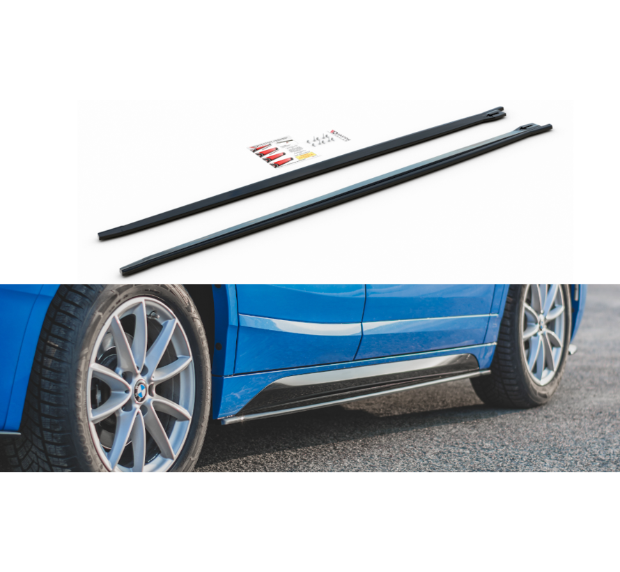 Maxton Design SIDE SKIRTS DIFFUSERS  BMW X2 F39 M-Pack