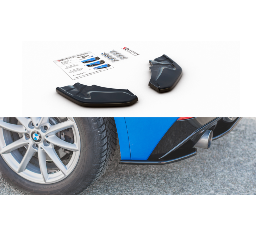 Maxton Design REAR SIDE SPLITTERS passend voor BMW X2 F39 M-Pack