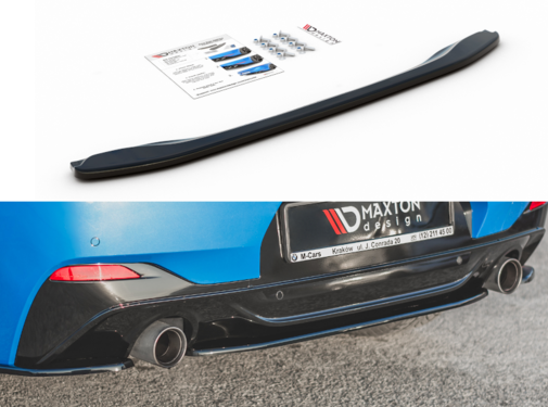 Maxton Design Maxton Design CENTRAL REAR DIFFUSER BMW X2 F39 M-Pack