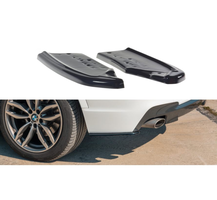 Maxton Design REAR SIDE SPLITTERS passend voor BMW X3 F25 M-Pack Facelift