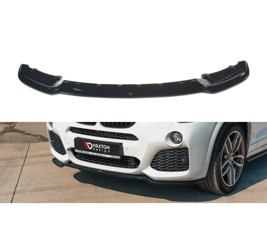 Maxton Design FRONT SPLITTER BMW X3 F25 M-Pack Facelift