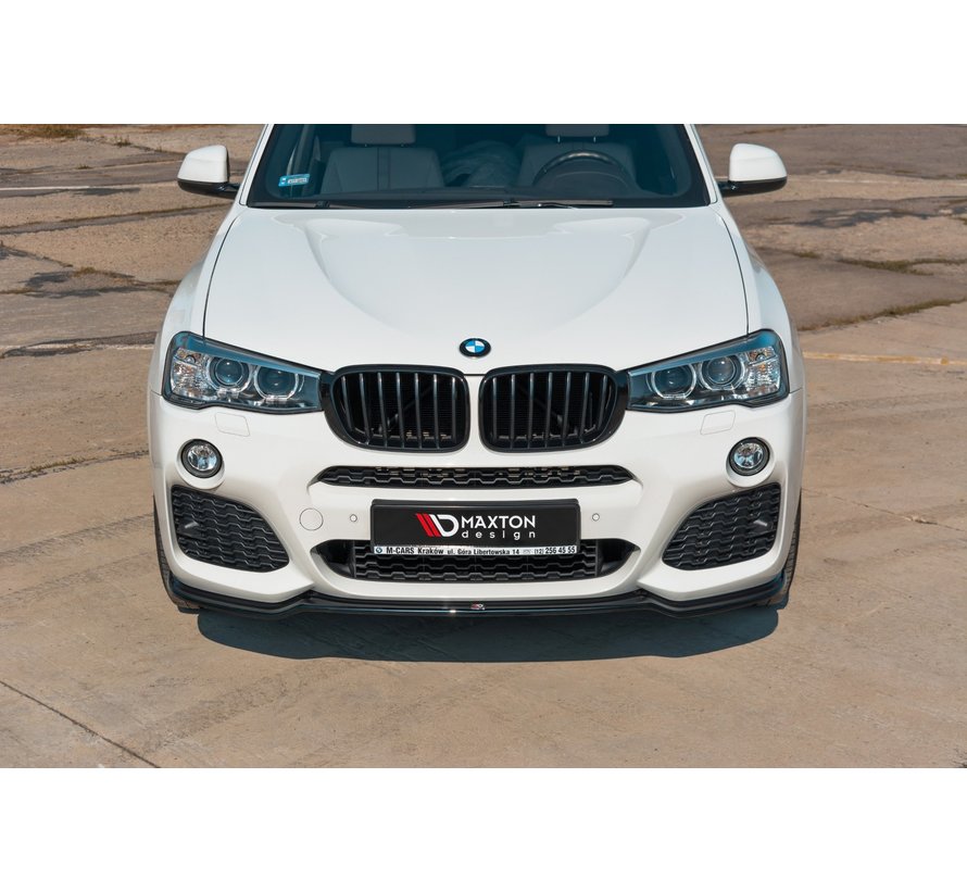 Maxton Design FRONT SPLITTER BMW X3 F25 M-Pack Facelift