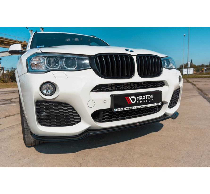 Maxton Design FRONT SPLITTER BMW X3 F25 M-Pack Facelift