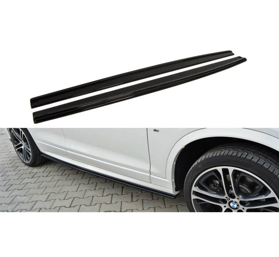 Maxton Design SIDE SKIRTS DIFFUSERS BMW X4 M-PACK