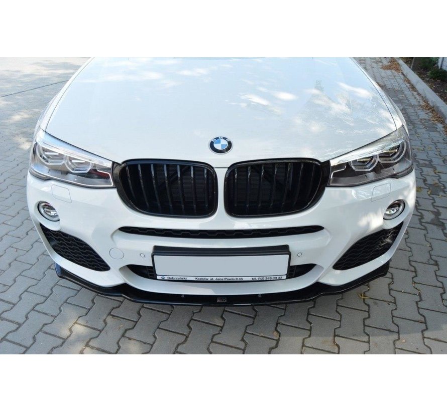 Maxton Design FRONT SPLITTER passend voor BMW X4 M-PACK