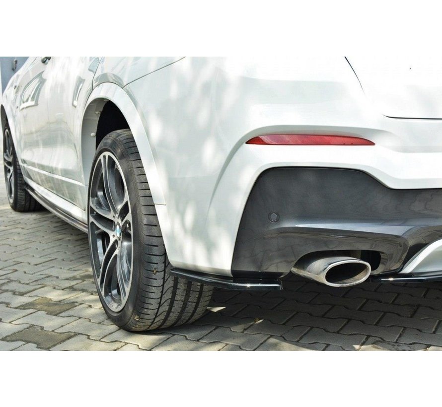 Maxton Design REAR SIDE SPLITTERS BMW X4 M-PACK