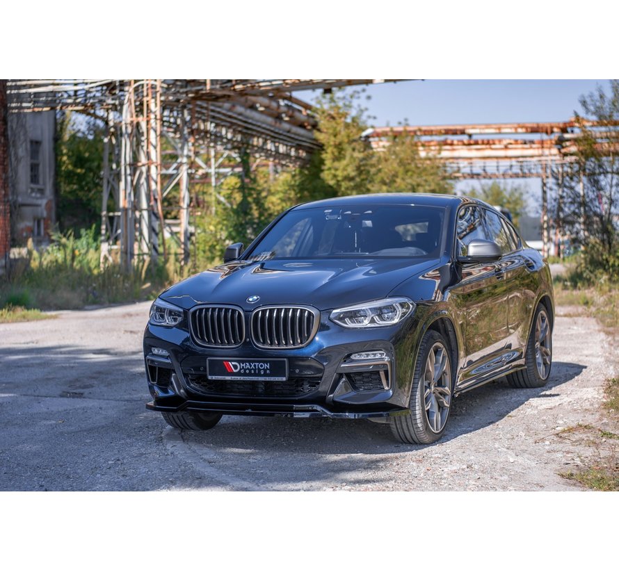 Maxton Design FRONT SPLITTER  passend voor BMW X4 M-Pack G02