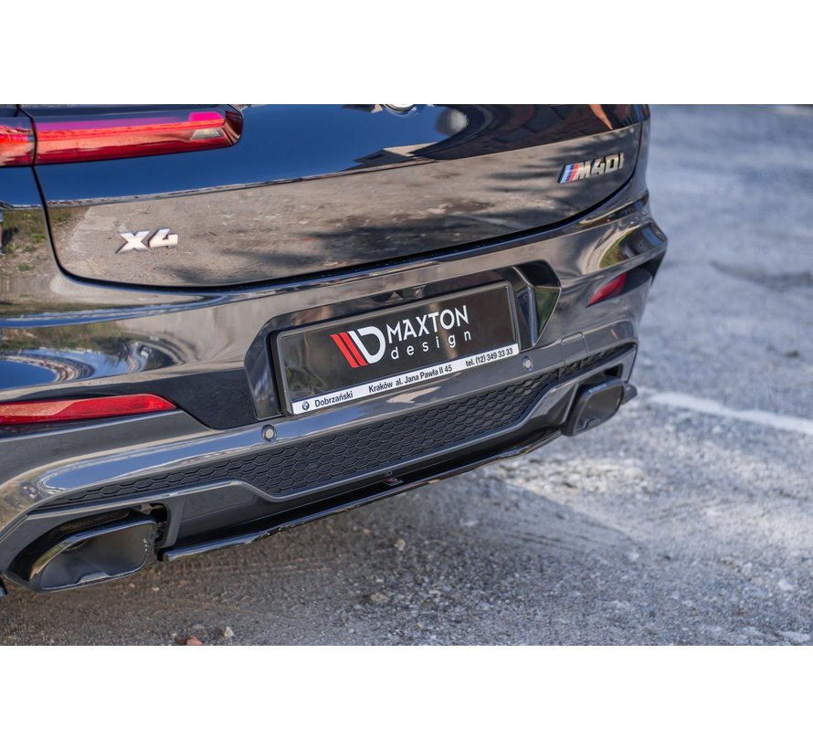 Maxton Design CENTRAL REAR DIFFUSER BMW X4 M-Pack G02