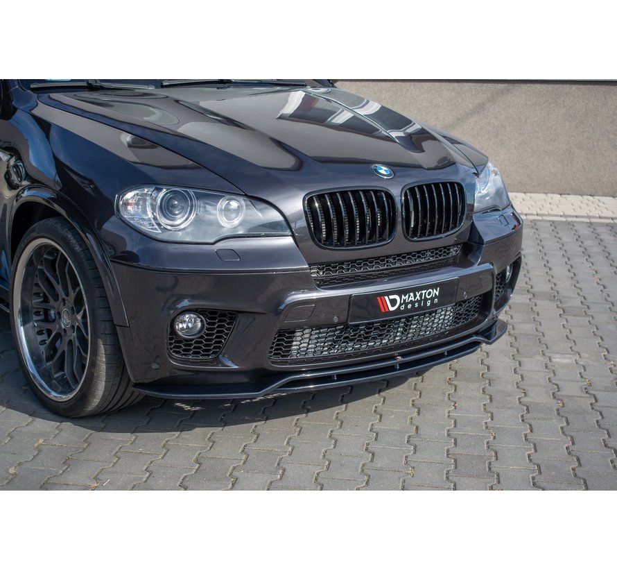 Maxton Design FRONT SPLITTER  passend voor BMW X50 E70 Facelift M-pack
