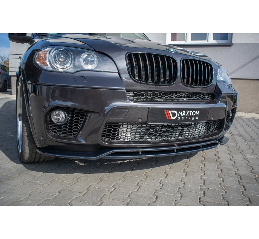 Maxton Design FRONT SPLITTER  passend voor BMW X50 E70 Facelift M-pack