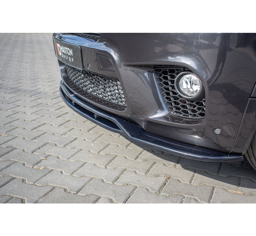 Maxton Design FRONT SPLITTER  passend voor BMW X50 E70 Facelift M-pack