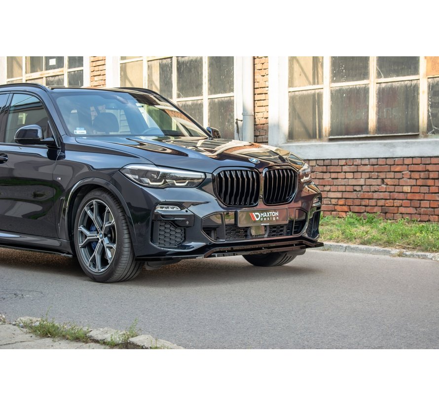 Maxton Design FRONT SPLITTER passend voor BMW X5 G05 M-pack