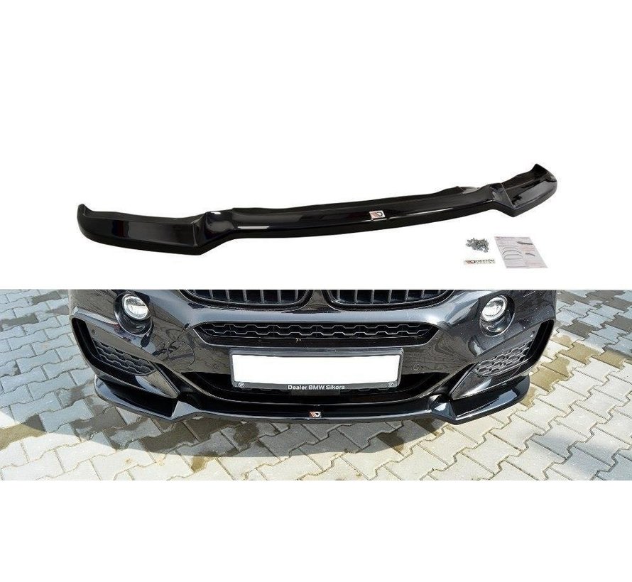 Maxton Design FRONT SPLITTER v.1 passend voor BMW X6 F16 MPACK