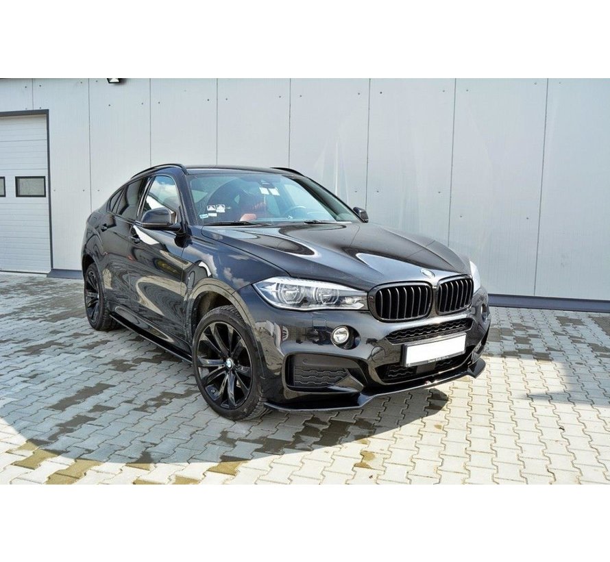 Maxton Design FRONT SPLITTER v.1 passend voor BMW X6 F16 MPACK