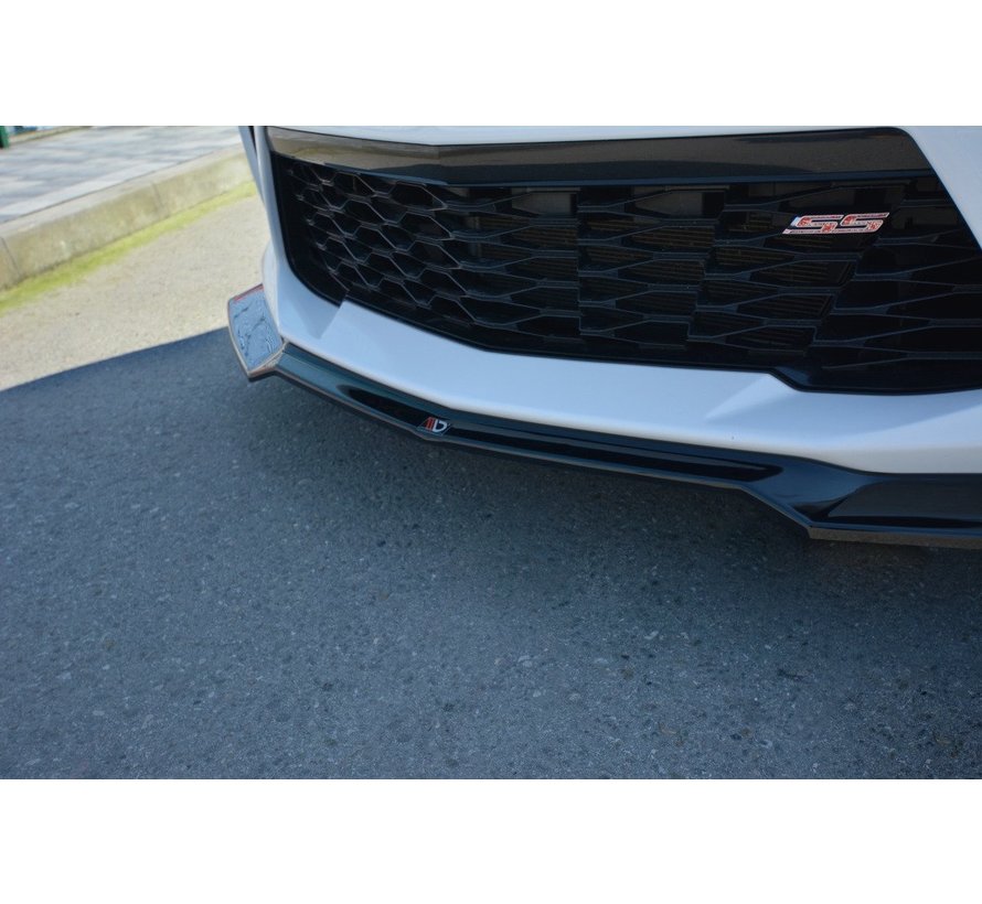 Maxton Design FRONT SPLITTER V.1 CHEVROLET CAMARO 6TH-GEN. PHASE-I 2SS COUPE