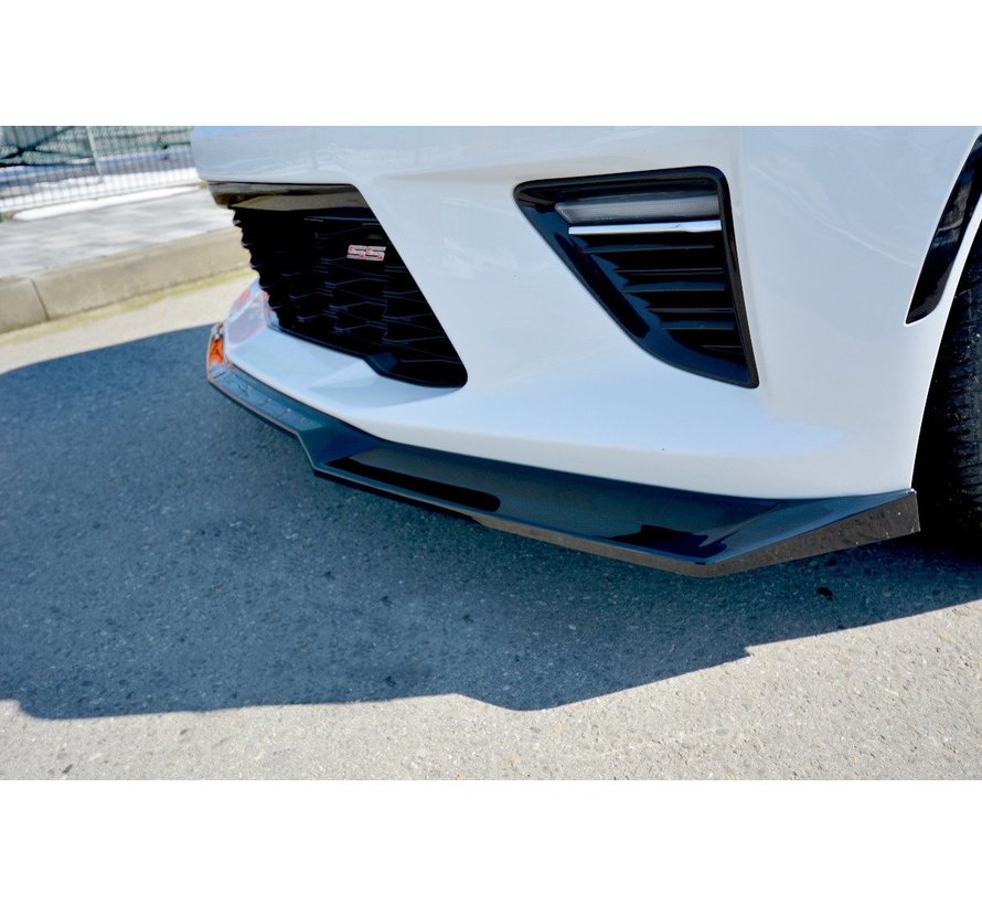 Maxton Design FRONT SPLITTER V.1 CHEVROLET CAMARO 6TH-GEN. PHASE-I 2SS COUPE