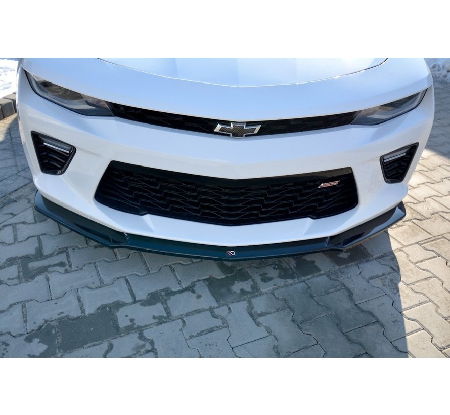 Maxton Design FRONT SPLITTER V.2 CHEVROLET CAMARO 6TH-GEN. PHASE-I 2SS COUPE