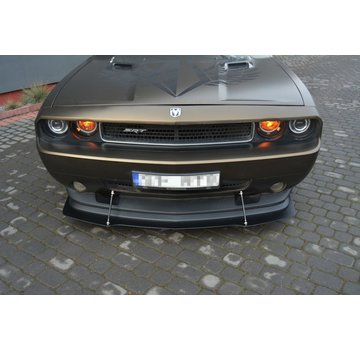 Maxton Design Maxton Design HYBRID  FRONT SPLITTER V.1 DODGE CHALLENGER MK3. PHASE-I SRT8 COUPE