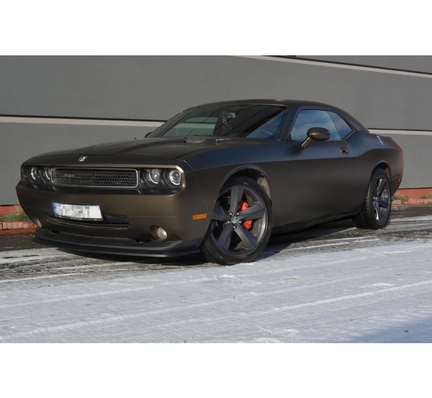 Maxton Design FRONT SPLITTER DODGE CHALLENGER MK3. PHASE-I SRT8 COUPE