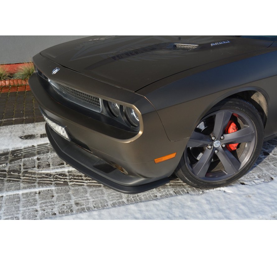 Maxton Design FRONT SPLITTER DODGE CHALLENGER MK3. PHASE-I SRT8 COUPE