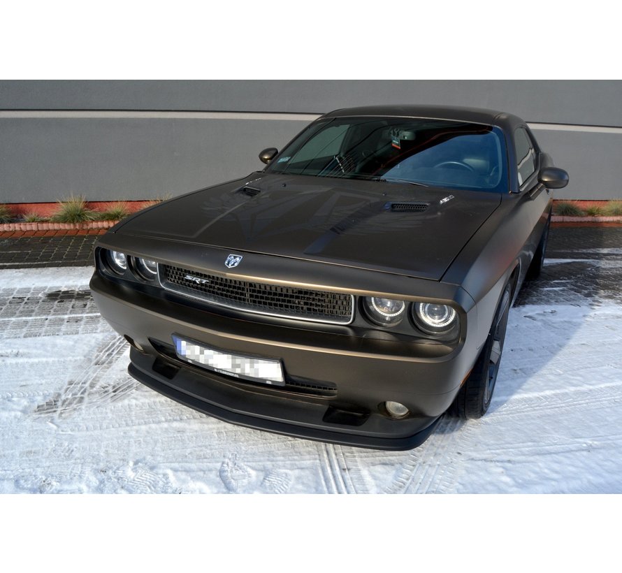 Maxton Design FRONT SPLITTER DODGE CHALLENGER MK3. PHASE-I SRT8 COUPE