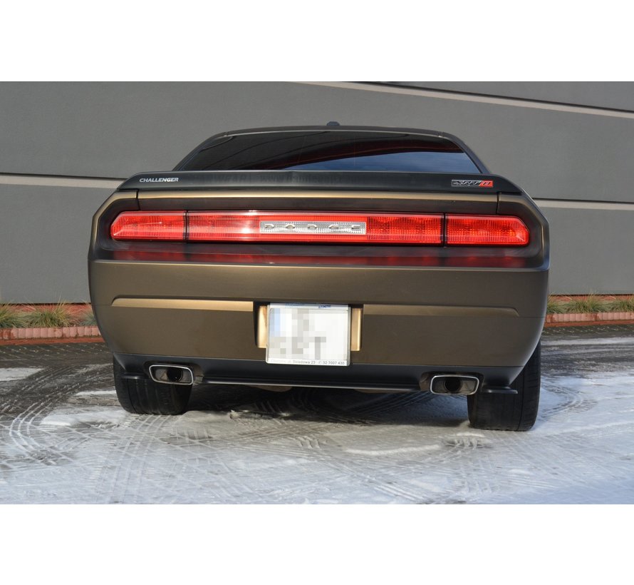 Maxton Design REAR SIDE SPLITTERS DODGE CHALLENGER MK3. PHASE-I SRT8 COUPE