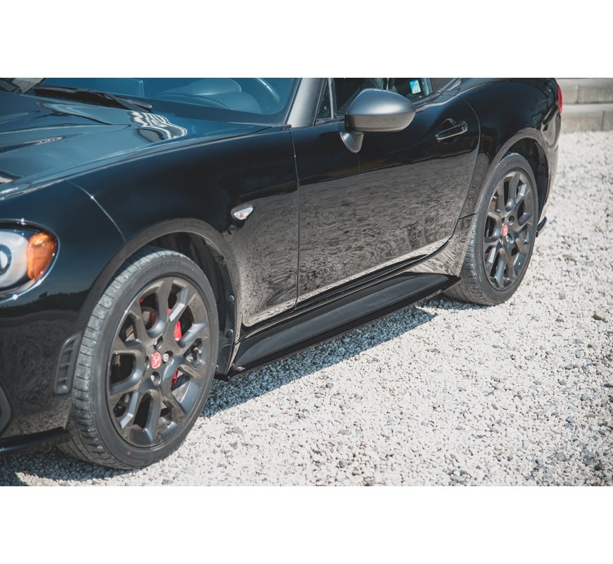 Maxton Design SIDE SKIRTS DIFFUSERS  Fiat 124 Spider Abarth