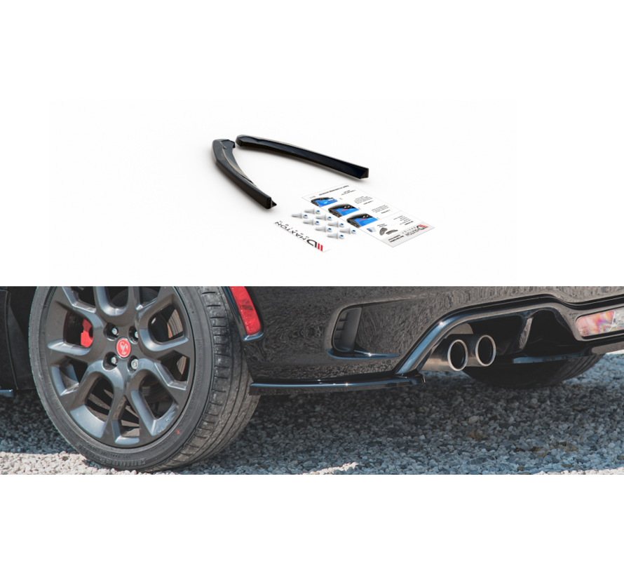 Maxton Design REAR SIDE SPLITTERS Fiat 124 Spider Abarth