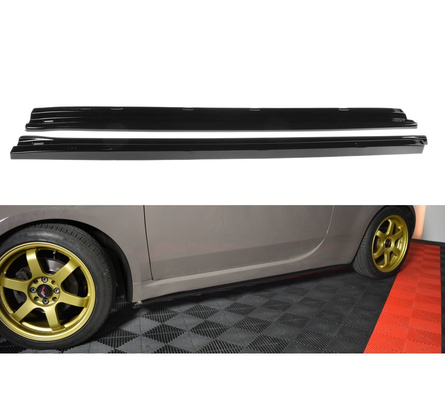 Maxton Design SIDE SKIRTS DIFFUSERS FIAT 500 HATCHBACK PREFACE