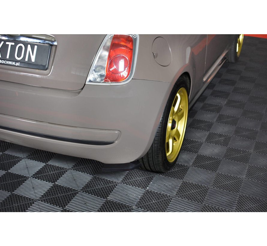 Maxton Design REAR SIDE SPLITTERS FIAT 500 HATCHBACK PREFACE