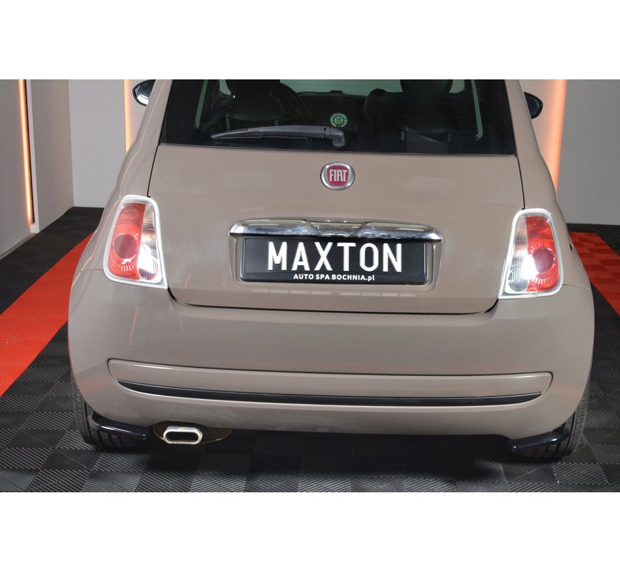 Maxton Design REAR SIDE SPLITTERS FIAT 500 HATCHBACK PREFACE