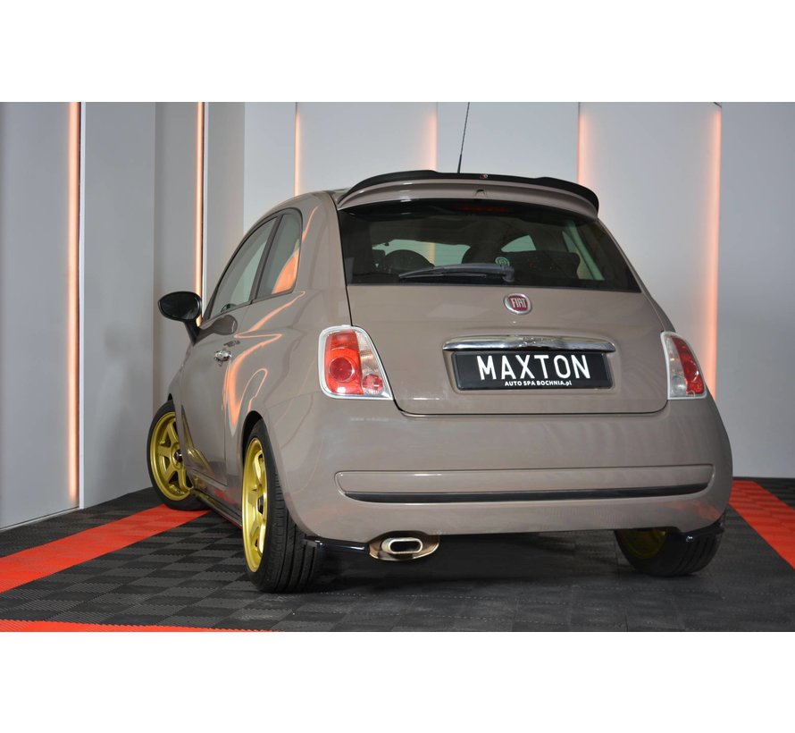 Maxton Design REAR SIDE SPLITTERS FIAT 500 HATCHBACK PREFACE