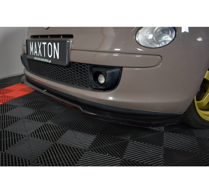 Maxton Design FRONT SPLITTER V.2 FIAT 500 HATCHBACK PREFACE