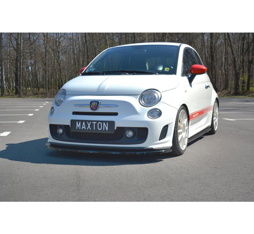 Maxton Design FRONT SPLITTER V.2 FIAT 500 ABARTH MK1
