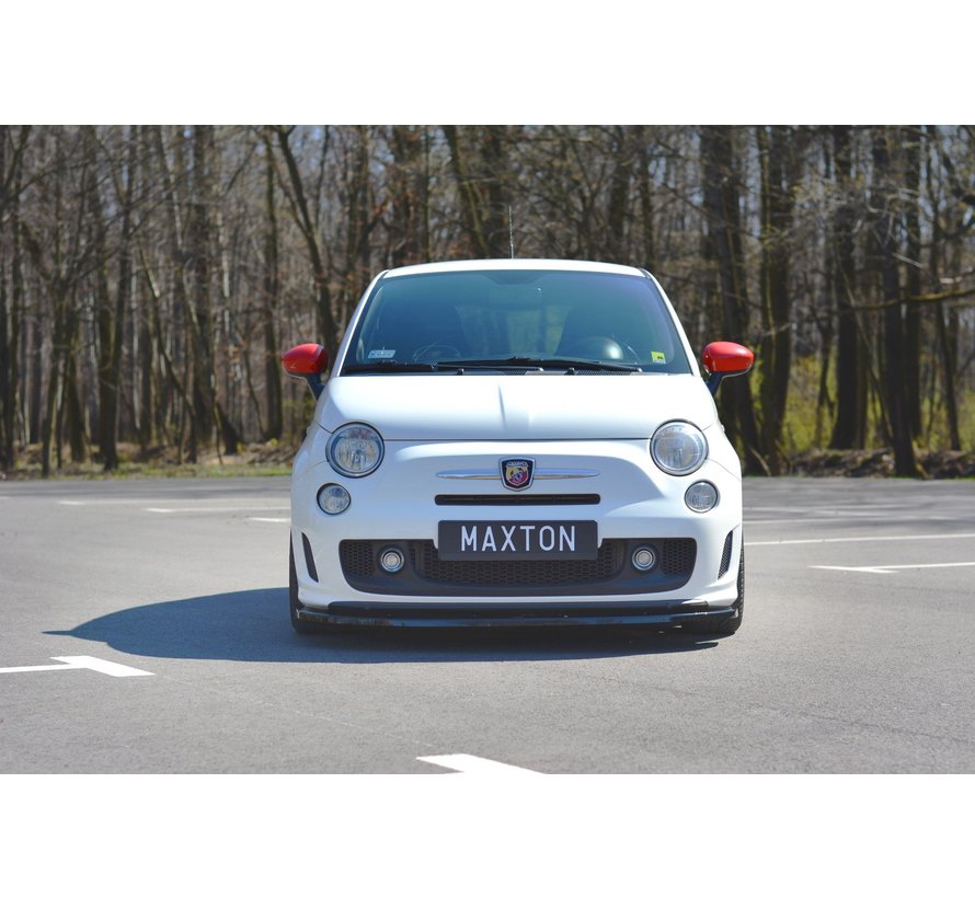 Maxton Design FRONT SPLITTER V.2 FIAT 500 ABARTH MK1