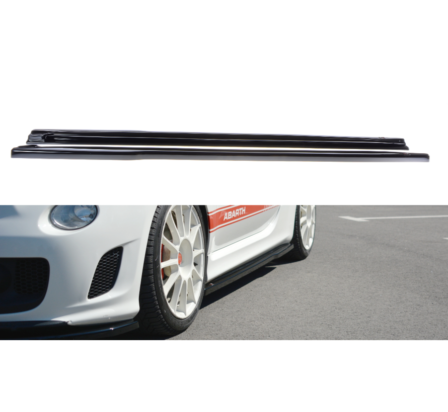 Maxton Design SIDE SKIRTS DIFFUSERS FIAT 500 ABARTH MK1